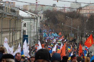 Ukrayna ile savaşa karşı Rusya'yürüyüşü