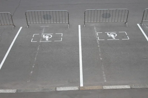 Estacionamento para deficientes — Fotografia de Stock