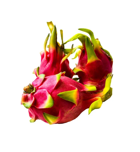 photo tropical fruit dragon on a white background, isolate