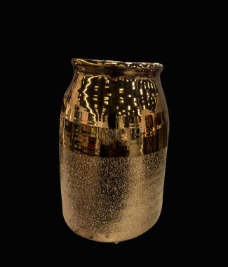 Cam bir vazonun fotoğrafı, izole et