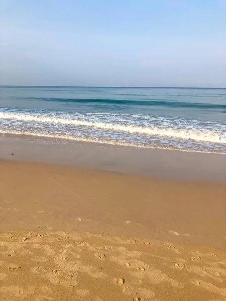 Strand Palmbomen Andaman Zee Thailand Phuket Eiland — Stockfoto