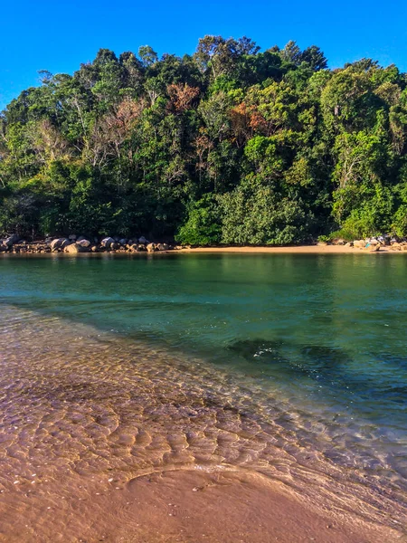 Playa Palmeras Mar Andamán Tailandia Isla Phuket — Foto de Stock