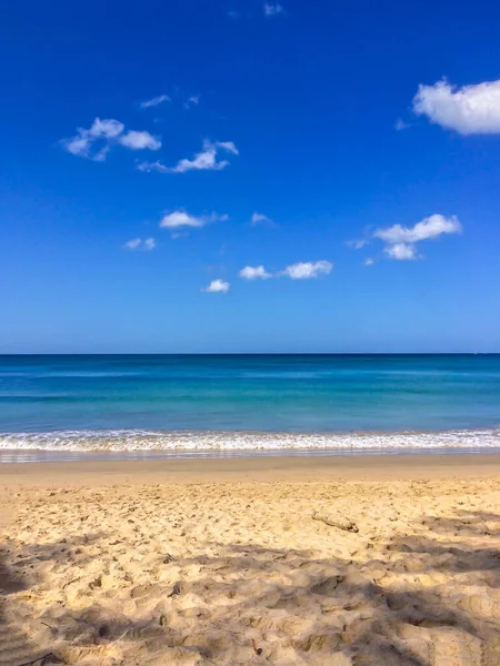 Playa Palmeras Mar Andamán Tailandia Isla Phuket — Foto de Stock