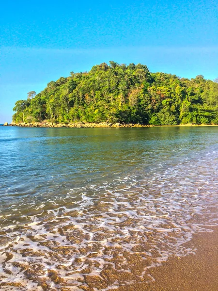 Praia Palmeiras Mar Andamão Tailândia Ilha Phuket — Fotografia de Stock