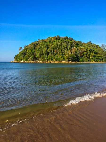 Praia Palmeiras Mar Andamão Tailândia Ilha Phuket — Fotografia de Stock