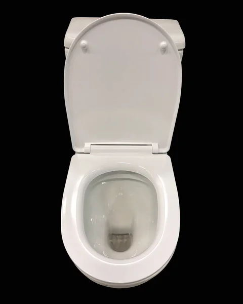 Close Photo Toilet Bowl Isolate — Stockfoto
