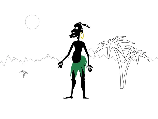 gülümseyen Aborijin