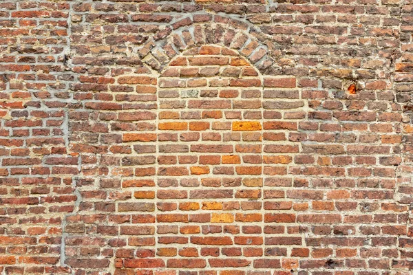 Imagen Una Vieja Pared Ladrillo Para Textura Fondo —  Fotos de Stock