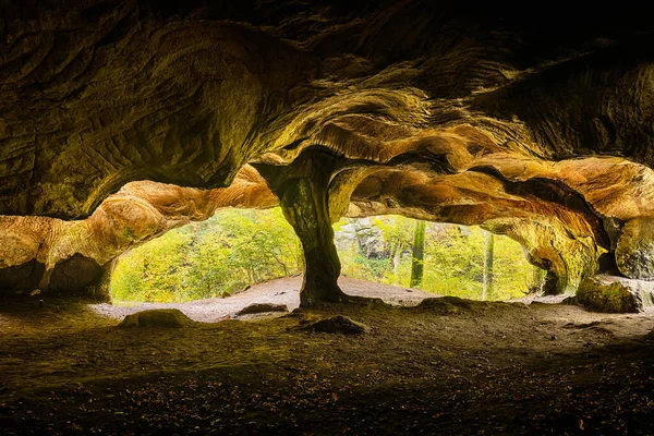 Cave Huel Lee Little Switzerland Luxembourg Autumn — Fotografia de Stock