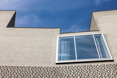 Cologne, NRW, Germany - July 30, 2022: facade of the new Kolumba Art Museum in Cologne. It is designed by Peter Zumthor and was inaugurated 2007
