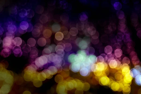 Abstract Blurred Colors Background Bokeh Light Dark Mode — Stock Photo, Image