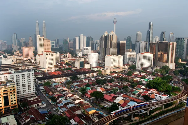 Old houses Kuala Lumpur, Malaysia — Stock Photo, Image