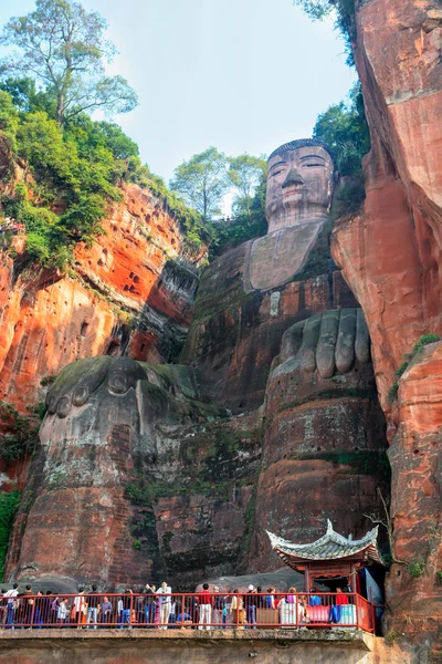 Leshan Giant Buddha, Syczuan, Chiny — Zdjęcie stockowe