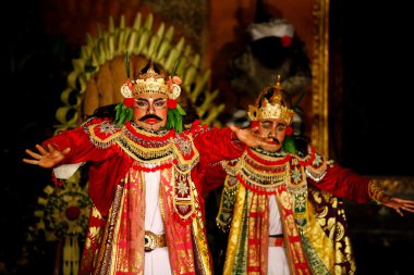 Bali dili Kral bir mitoloji oyunda hareket eder..