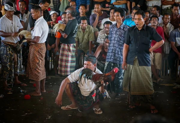 Balinese villagers — Stock Photo, Image