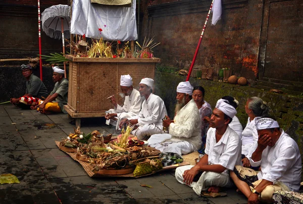 巴厘岛印度教祭司 — 图库照片