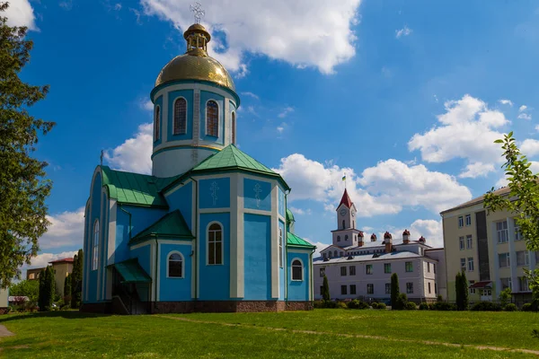 Церковь Святых Петра Павла Городе Буск Открытом Воздухе Львовская Область — стоковое фото