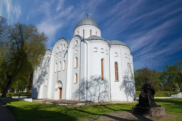 Собор Бориса Гліба Або Борисоглебський Собор Україніанському Чернігівському Місті Середньовічна — стокове фото