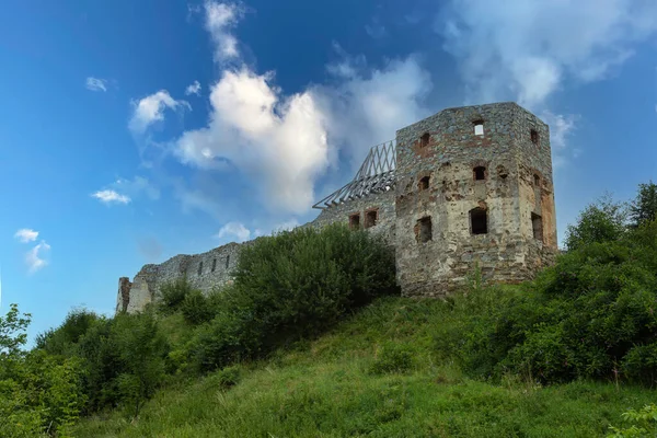 Castillo Medieval Abandonado Pniv Cima Colina Ciudad Nadvirna Región Ivano — Foto de Stock