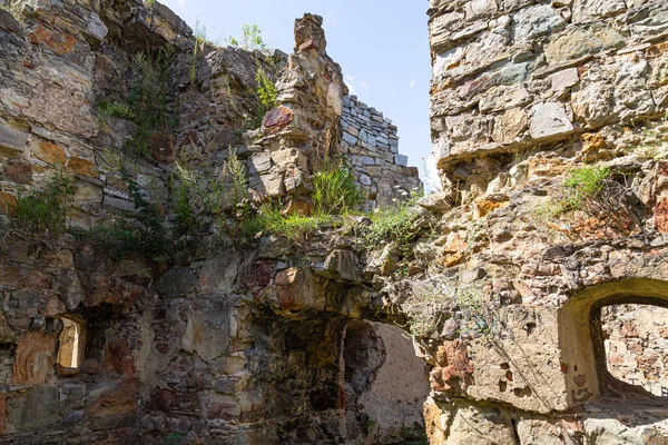 Medieval Abandoned Pniv Castle Nadvirna City Ivano Frankivsk Region Western — Stock Photo, Image