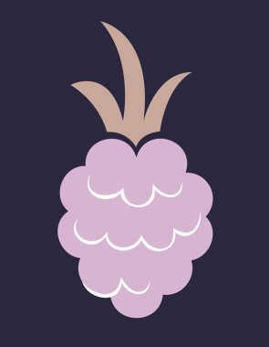 Böğürtlen manzaralı. Düz böğürtlen.