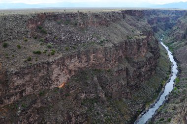 Rio Grande Vadisi Kızıl Nehir ve Taos New Mexico yakınlarında.