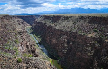 Rio Grande Vadisi Kızıl Nehir ve Taos New Mexico yakınlarında.