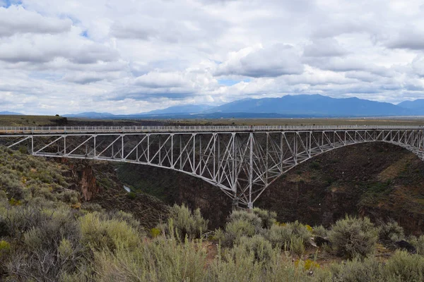 Rio Grande Gorge Canyon Red River Taos New Mexico — Stock Photo, Image