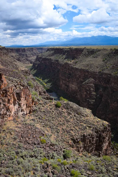 Rio Grande Vadisi Kızıl Nehir ve Taos New Mexico yakınlarında.