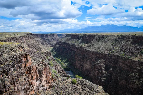 Rio Grande Vadisi Kızıl Nehir ve Taos New Mexico yakınlarında.