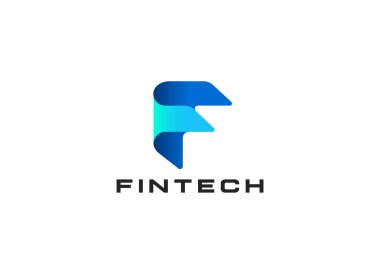 F harfi logo tasarım vektör şablonu. Monogram Logotype konsept simgesi.