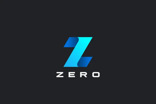 文字Zロゴデザインベクトルテンプレート モノグラム ロゴタイプのコンセプト アイコン — ストックベクタ
