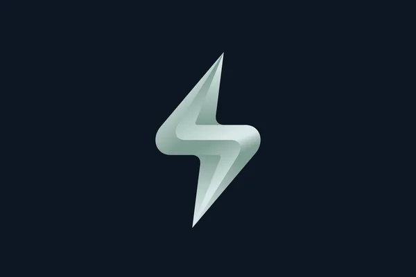 Flash Lightning Logo Energie Power Elektrische Bolt Ontwerp Vector Template — Stockvector