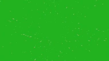 Hiperuzay yeşil ekran hareketi grafikleri