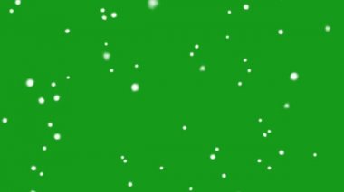 Yeşil ekran arkaplanlı sihirli parçacıklar hareket grafikleri