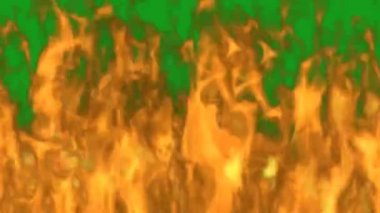 Kızgın ateş yeşil ekran hareket grafikleri