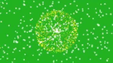 Beyaz toz parçacıkları yeşil ekran hareket grafikleri ayır
