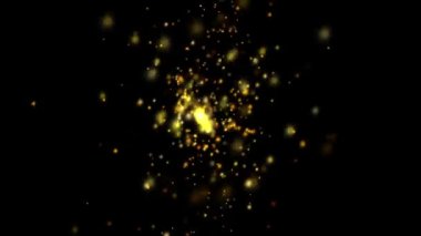 Peri, gece arkaplanlı hareket grafikleri parlıyor