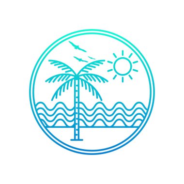 Okyanus ve sahil manzarası