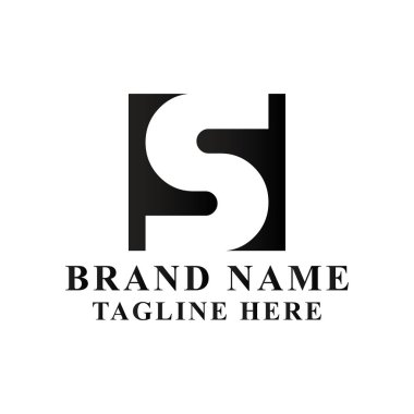 Harflerin logo tasarım şablonu