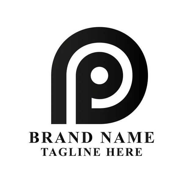 Plantilla Diseño Logotipo Letra — Archivo Imágenes Vectoriales