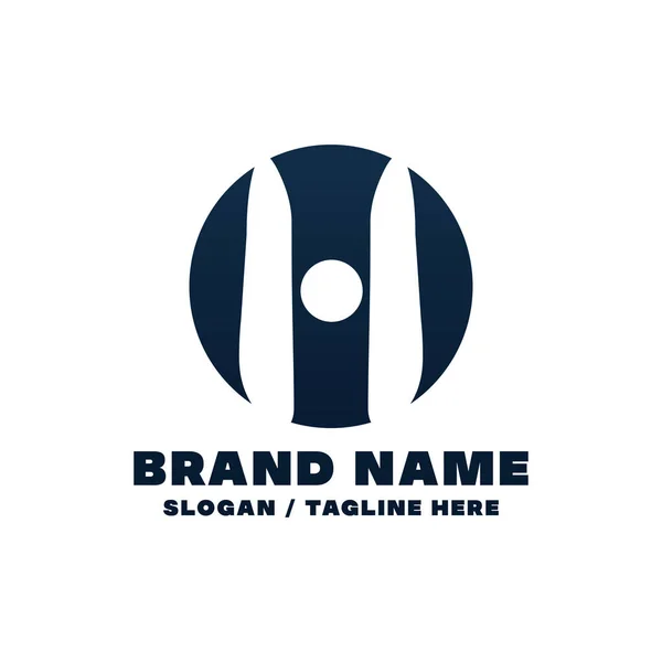 Harfi Logo Tasarım Şablonu — Stok Vektör