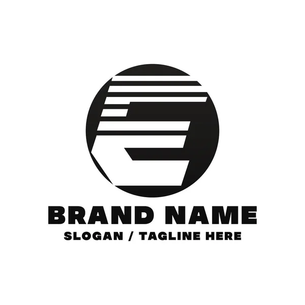 Szablon Litery Logo Projektu — Wektor stockowy