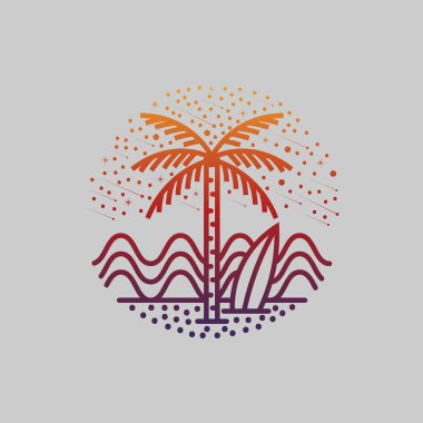 Okyanus ve plaj panoramik manzarası