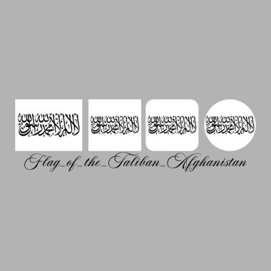 Taliban Afgan bayrağı tasarım sanat eserleri