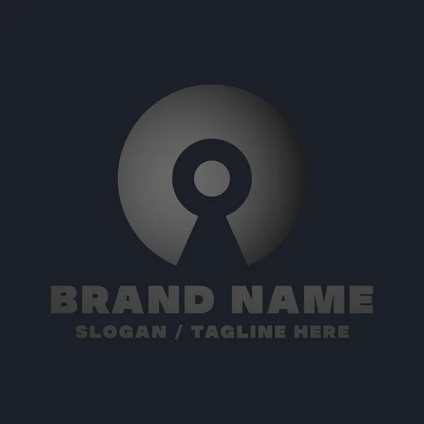 Keyhole Logo Design Template — Image vectorielle