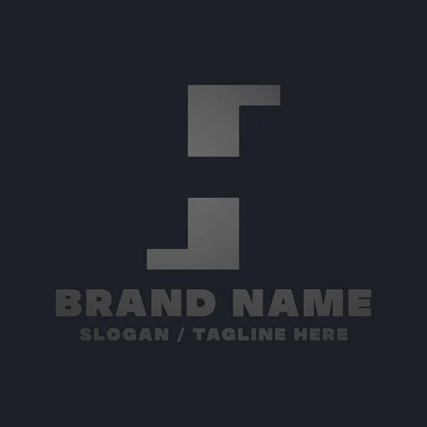 Sjabloon Voor Brief Logo Ontwerp — Stockvector