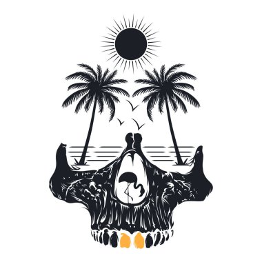 Kafatası adasında yaz zamanı