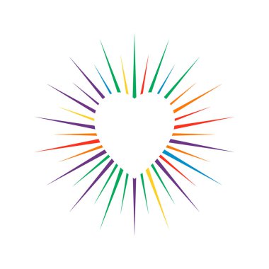 LGBTQ Onur Ayı. Gökkuşağı renklerinde aşkın simgesi ve simgesi. Düzenlenebilir, EPS 10, Vektör İllüstrasyonu.