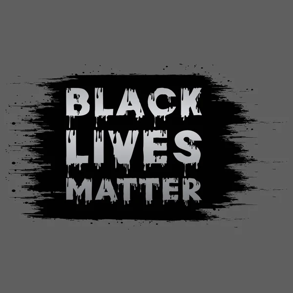 Black Lives Matter Typography Εφέ Κειμένου Χρώμα Υφή Φόντο — Διανυσματικό Αρχείο